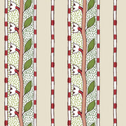 Daffodil Stripe Ivory - Woven Modern Fabric Gallery