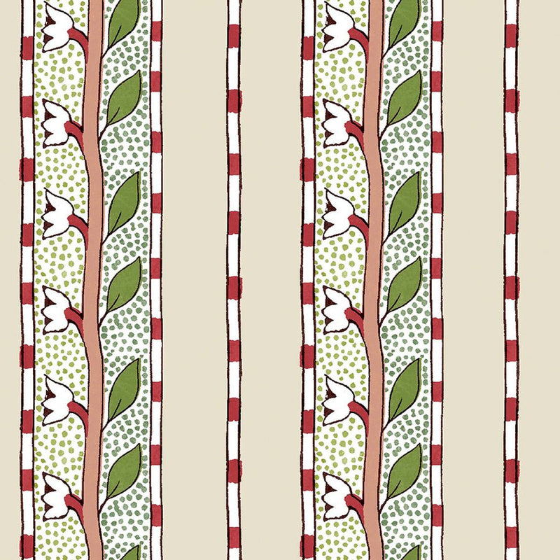 Daffodil Stripe Ivory - Woven Modern Fabric Gallery