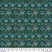 Morris & Co. Daisy Fields Teal fabric - Woven Modern Fabric Gallery