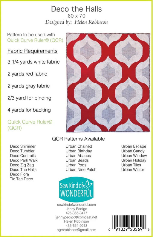 Deco the Halls Quilt Pattern- Woven Modern Fabric Gallery