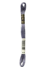 DMC 414 Lead - Woven Modern Fabric Gallery