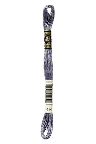 DMC 414 Lead - Woven Modern Fabric Gallery