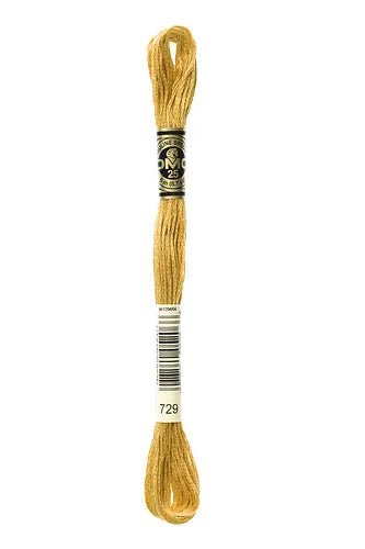 DMC 729 Honey - Woven Modern Fabric Gallery