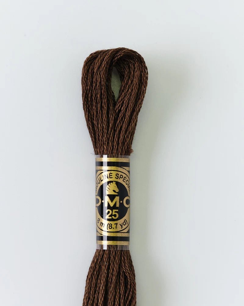 DMC Embroidery Floss 3031 Brazil nut - Woven Modern Fabric Gallery