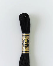DMC Embroidery Floss 310 Black - Woven Modern Fabric Gallery