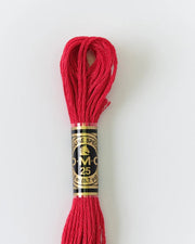 DMC Embroidery Floss 321 Carmine Red - Woven Modern Fabric Gallery