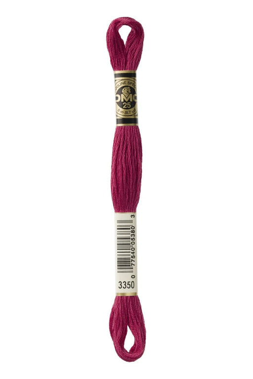 DMC Embroidery Floss 3350 Dragonfruit - Woven Modern Fabric Gallery