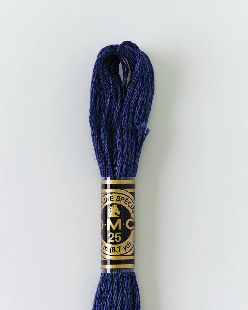 DMC Embroidery Floss 336 Indigo Blue - Woven Modern Fabric Gallery