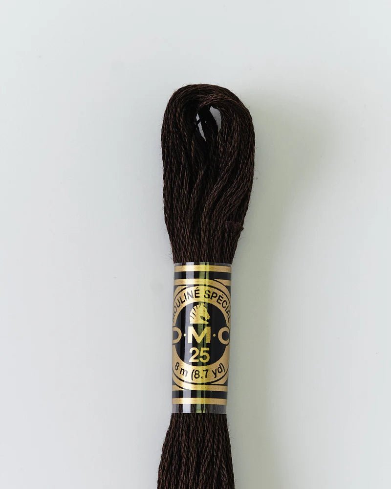 DMC Embroidery Floss 3371 Peppercorn - Woven Modern Fabric Gallery