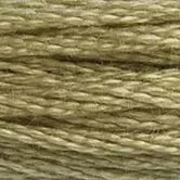 DMC Embroidery Floss 372 Cardamon Green - Woven Modern Fabric Gallery