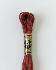DMC Embroidery Floss 3858 Rose Brown - Woven Modern Fabric Gallery