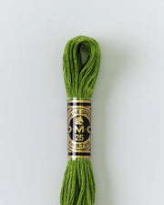 DMC Embroidery Floss 470 Olive Green - Woven Modern Fabric Gallery