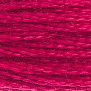 DMC Embroidery Floss 498 Red Kiss - Woven Modern Fabric Gallery