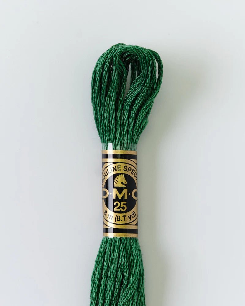 DMC Embroidery Floss 505 Pinewood - Woven Modern Fabric Gallery