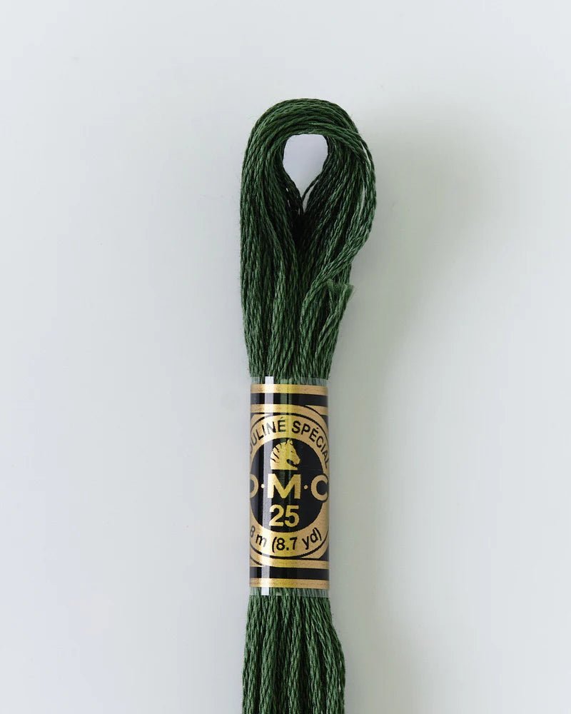 DMC Embroidery Floss 520 Wild Wood - Woven Modern Fabric Gallery