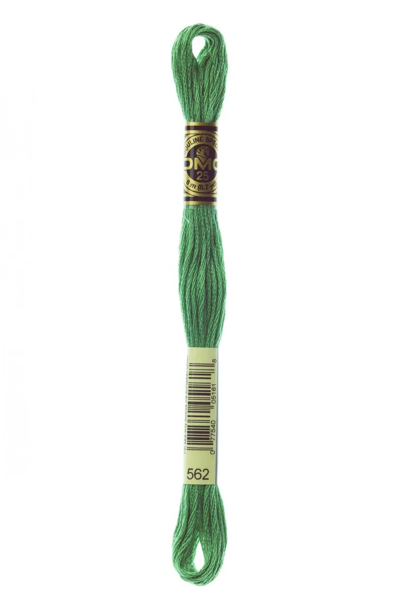 DMC Embroidery Floss 562 Malachite - Woven Modern Fabric Gallery
