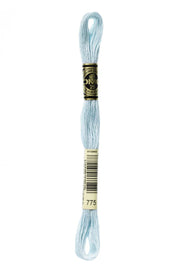 DMC Embroidery Floss 775 Blue Summer Rain - Woven Modern Fabric Gallery