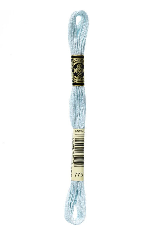 DMC Embroidery Floss 775 Blue Summer Rain - Woven Modern Fabric Gallery