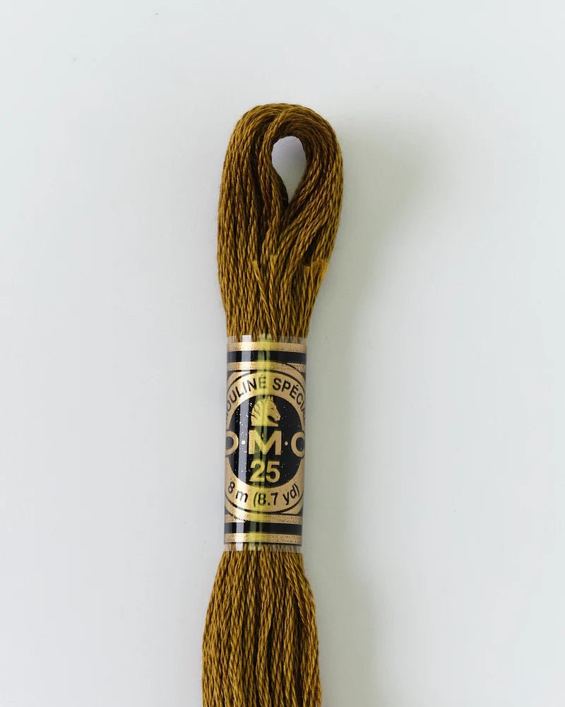 DMC Embroidery Floss 830 Cork Oak - Woven Modern Fabric Gallery