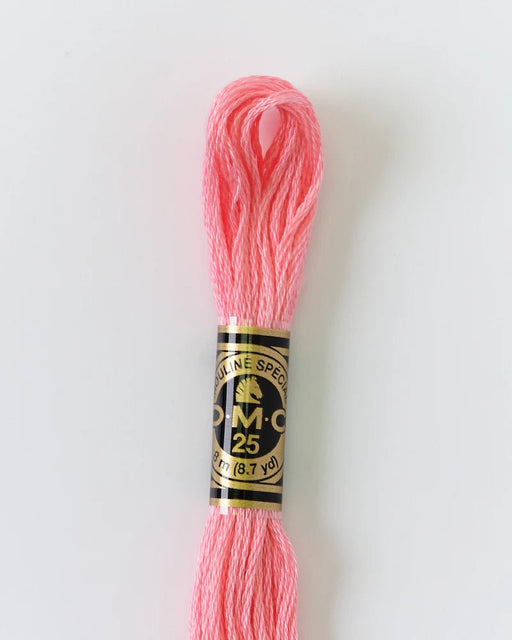DMC Embroidery Floss 894 Rose - Woven Modern Fabric Gallery