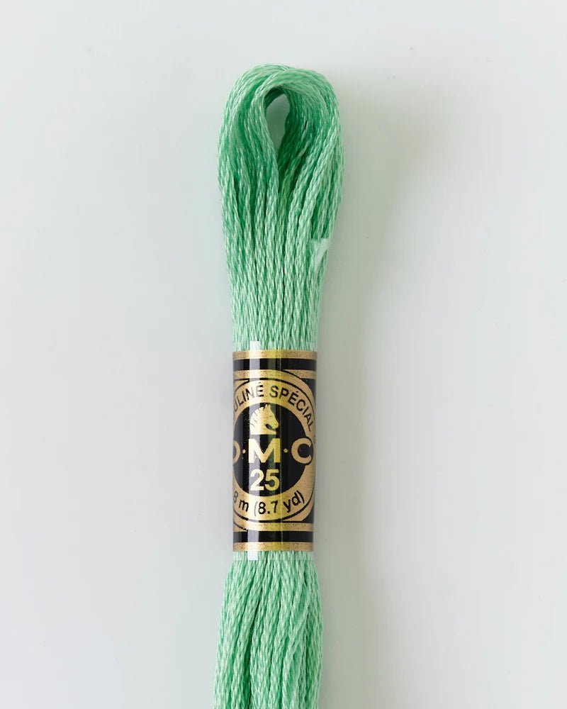 DMC Embroidery Floss 954 Rice Field - Woven Modern Fabric Gallery