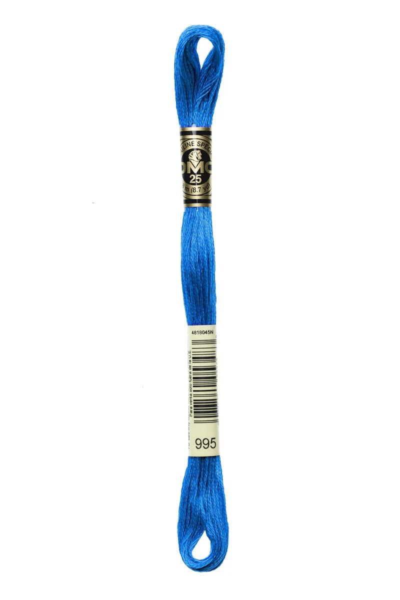 DMC Embroidery Floss 995 Plunge Pool - Woven Modern Fabric Gallery