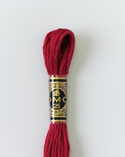 DMC Embroidery Floss 498 Red Kiss
