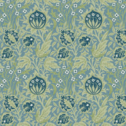 Elmcote Dearle Blue - Woven Modern Fabric Gallery