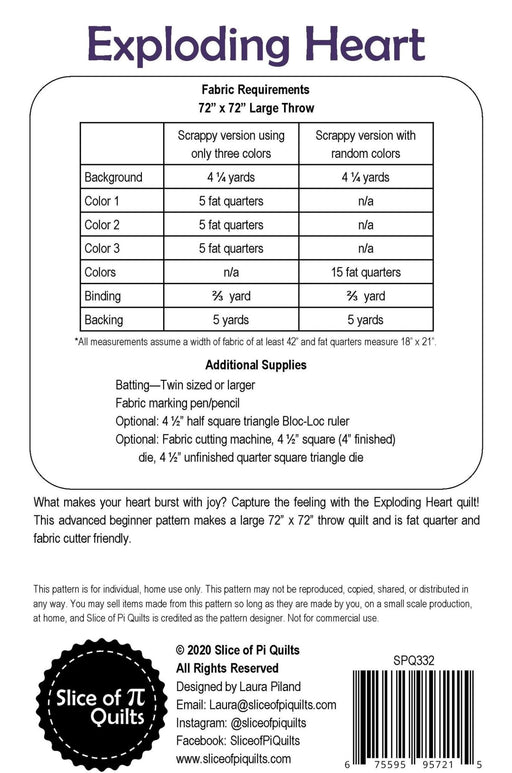 Exploding Heart Pattern - Woven Modern Fabric Gallery