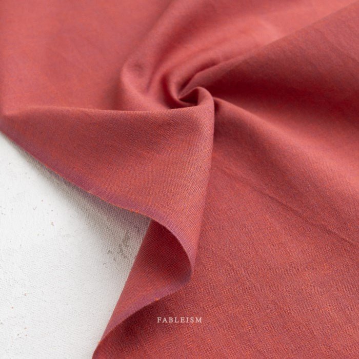 Fabelism Watercolor Wovens Red Pear - Woven Modern Fabric Gallery