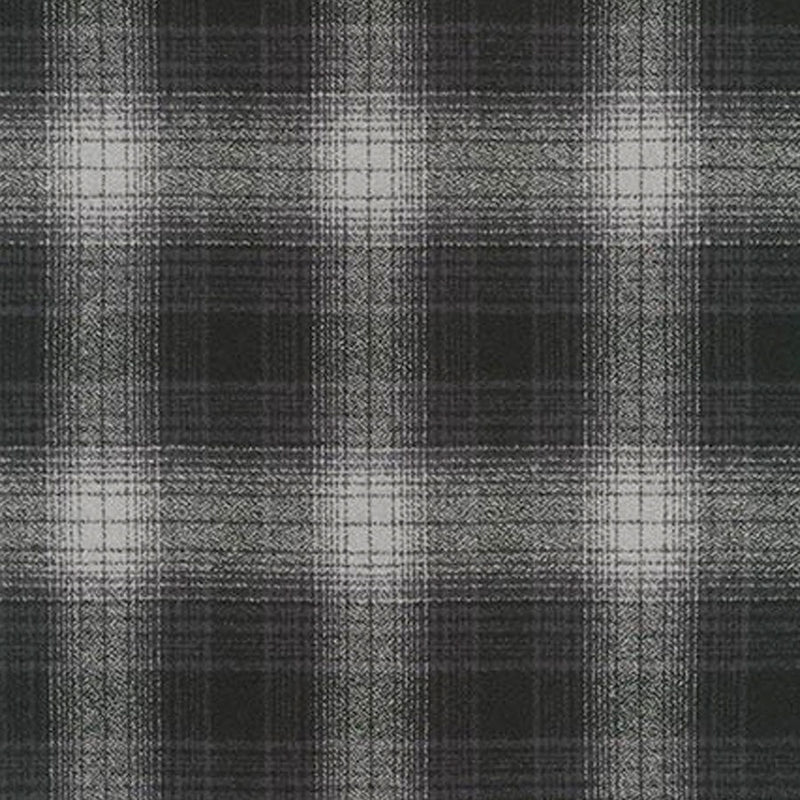 Flannel Black 10" Charm - Woven Modern Fabric Gallery