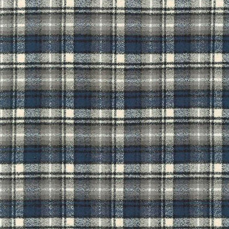 Flannel Blue 10" Charm - Woven Modern Fabric Gallery