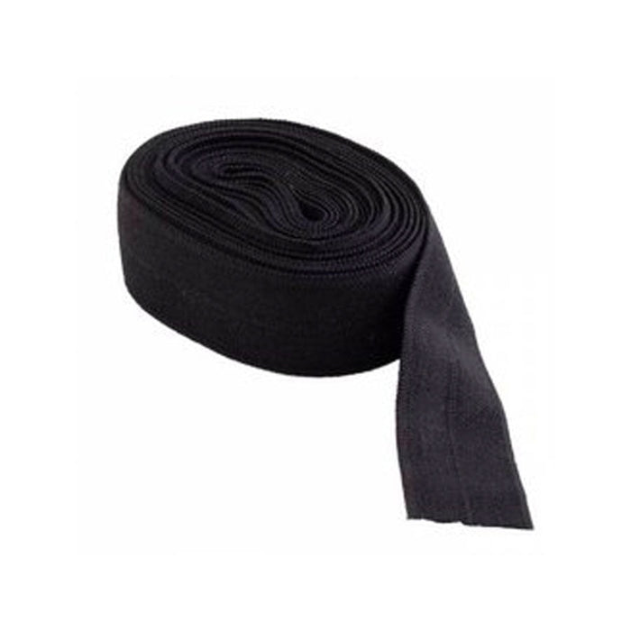 Fold Over Elastic Black - Woven Modern Fabric Gallery