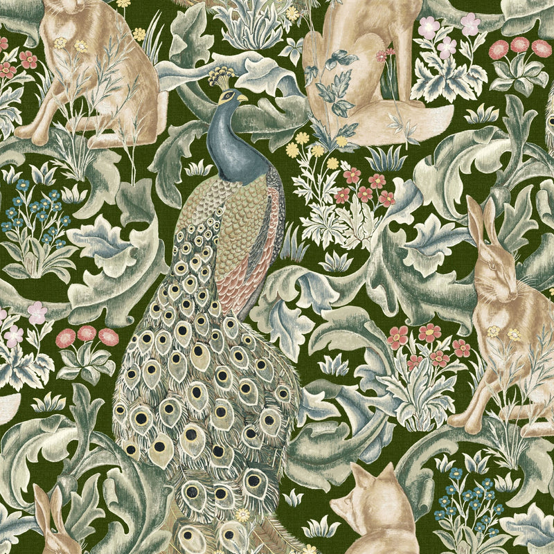 Forest Wooded - Woven Modern Fabric Gallery