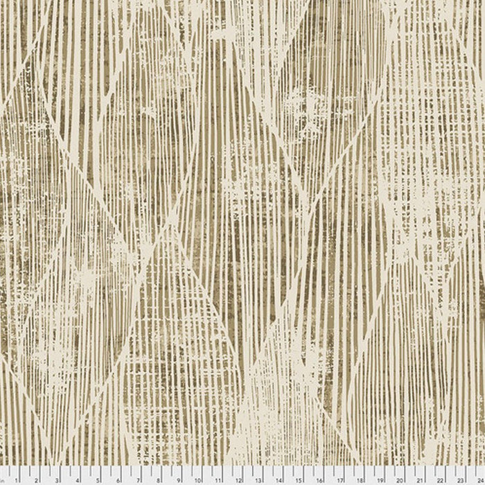 Frequency Natural Quilt Backing - Woven Modern Fabric Gallery