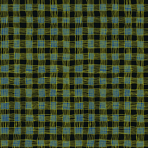 Gingham Black - Woven Modern Fabric Gallery