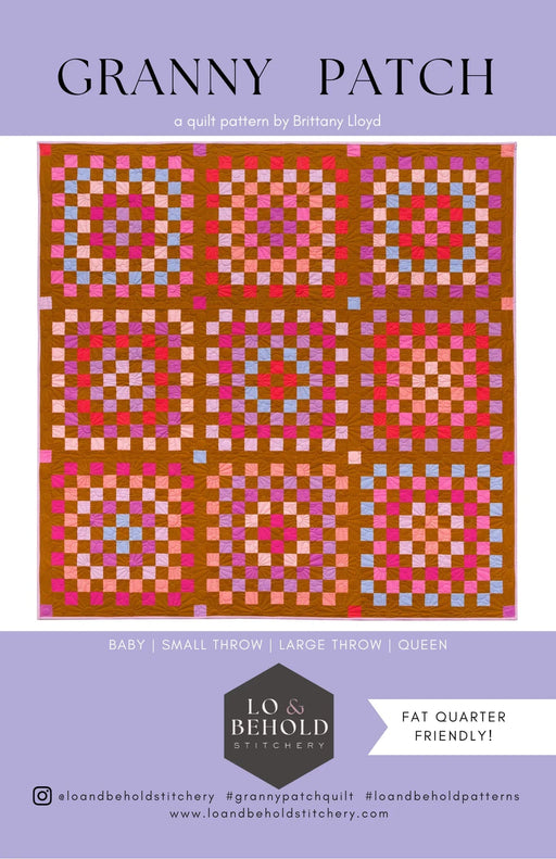 Granny Patch Quilt Pattern - Woven Modern Fabric Gallery