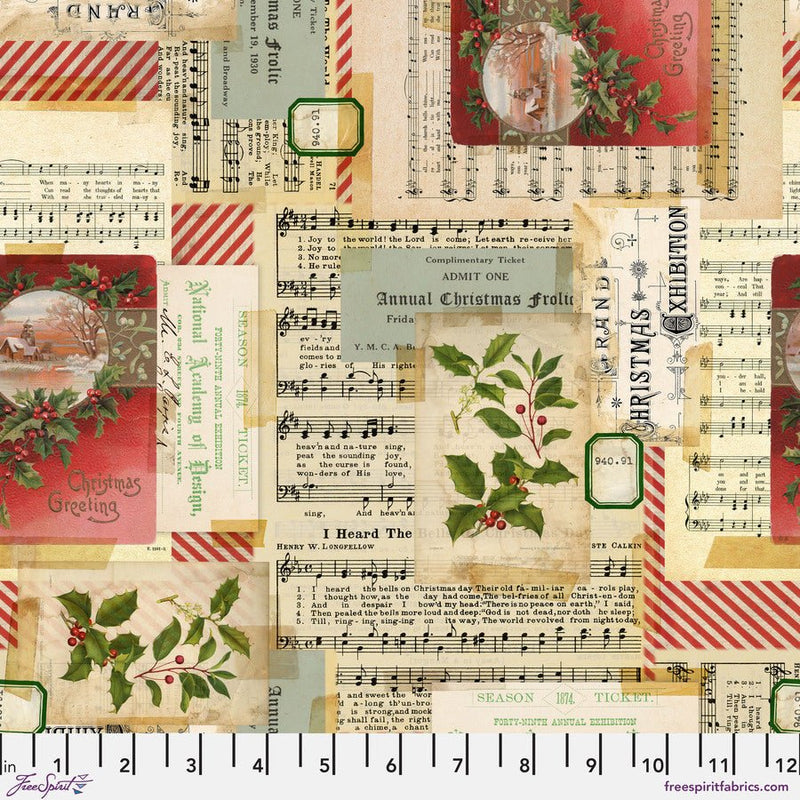 Holiday Collage Multi - Woven Modern Fabric Gallery