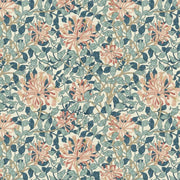 Honeysuckle Aqua - Woven Modern Fabric Gallery