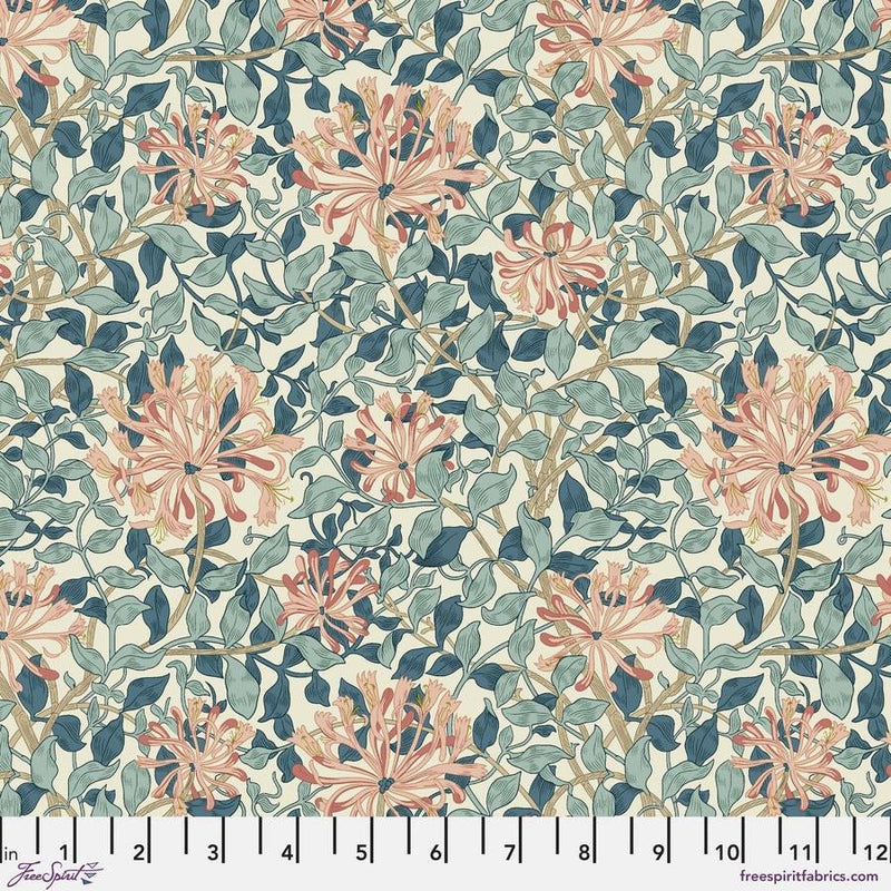 Honeysuckle Aqua - Woven Modern Fabric Gallery