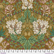 Morris & Co. Honeysuckle & Tulip Gold fabric - Woven Modern Fabric Gallery
