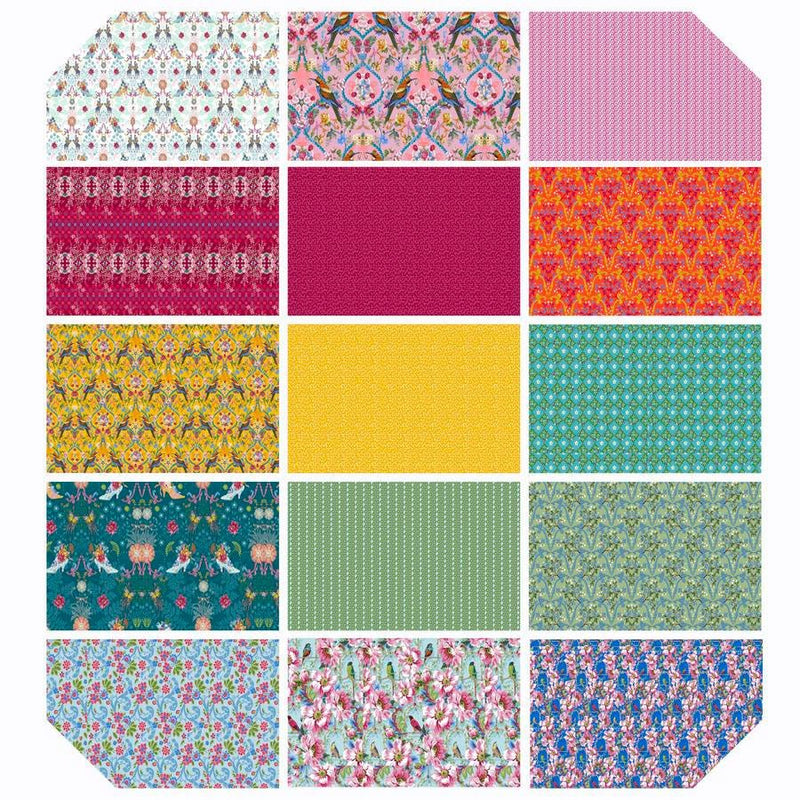Jardin de la Reine 10" Charm pack - Woven Modern Fabric Gallery
