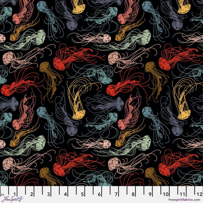 Jellyfish Jamboree Multi - Woven Modern Fabric Gallery