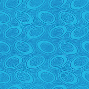 Kaffe Collective Aboriginal Dot Turquoise - Woven Modern Fabric Gallery