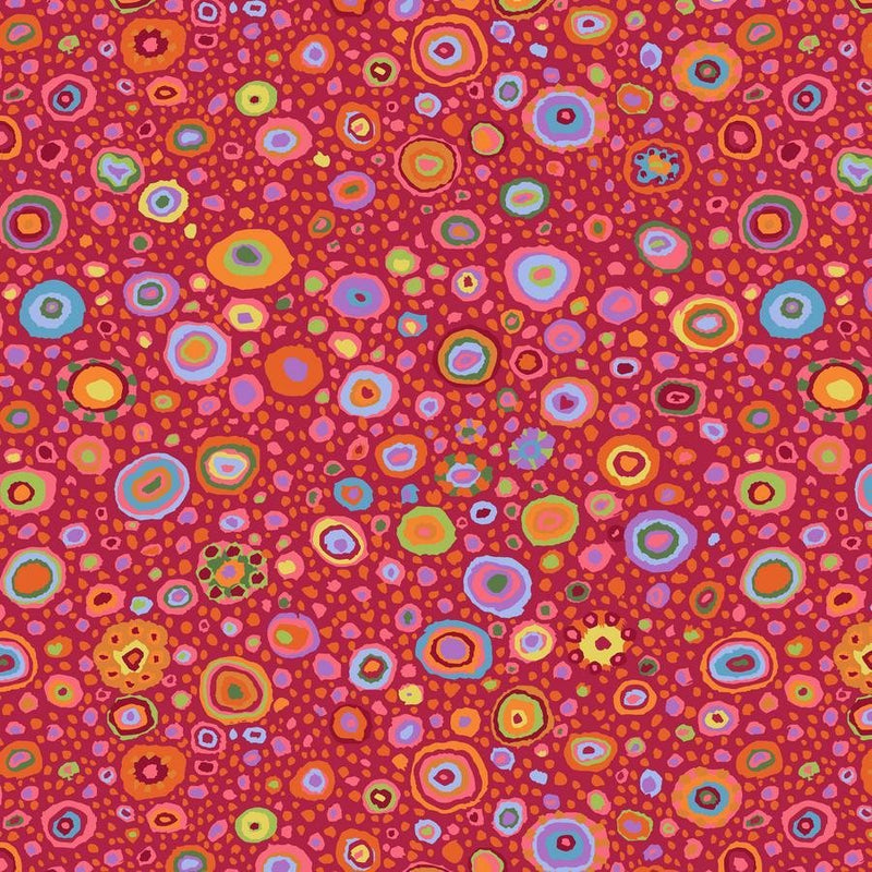 Kaffe Collective Roman Glass Red - Woven Modern Fabric Gallery