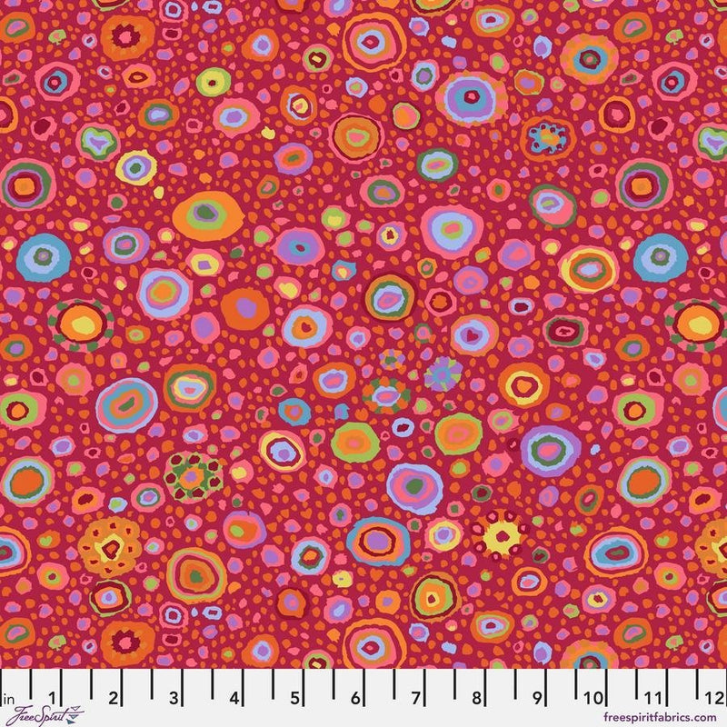 Kaffe Collective Roman Glass Red - Woven Modern Fabric Gallery