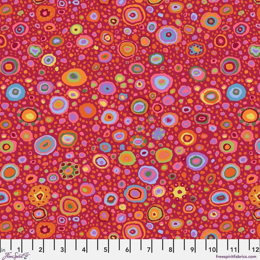 Kaffe Collective Roman Glass Red - Woven Modern Fabric Gallery