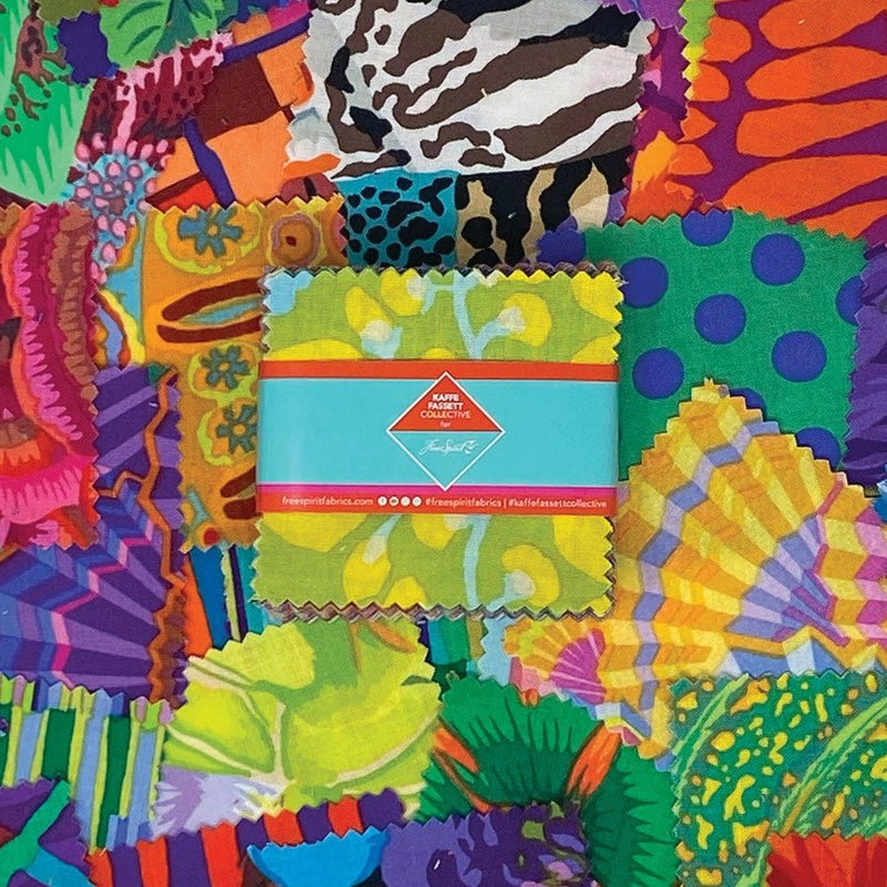 Kaffe Fassett Collective Mini Charm 2.5" - Woven Modern Fabric Gallery