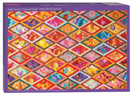 Kaffe Fassett Diamond Quilt Puzzle - Woven Modern Fabric Gallery