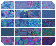 Kaffe Fassett Fat Quarter Bundle Royal - Woven Modern Fabric Gallery